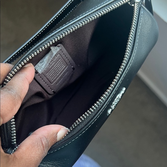 Coach Black Leather Shoulder Bag - Picture 8 of 8